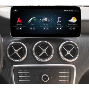 Mercedes GLA X156 Android 13.0 Autoradio GPS Navigationsysteme mit 8-Core 8GB+256GB Touchscreen Bluetooth Freisprecheinrichtung DAB DSP SWC 4G-LTE WLAN CarPlay - 12,5