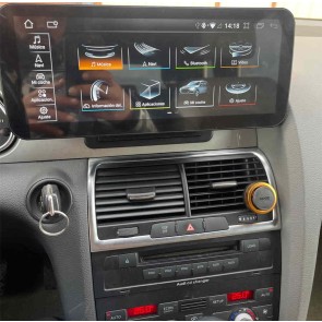 Audi Q7 Android 12 Autoradio GPS Navigationsysteme mit Octa-Core 8GB+128GB Touchscreen Bluetooth Freisprecheinrichtung DAB DSP SWC USB WiFi 4G LTE CarPlay Android Auto - 12,3