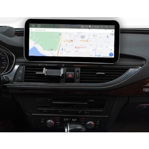 Audi A6 Android 13 Autoradio GPS Navigationsysteme mit 8GB+128GB Bluetooth Freisprecheinrichtung DAB DSP WiFi 4G CarPlay Android Auto - 12,3
