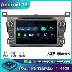 7" Android 13 Autoradio DVD Player GPS Navigation Stereo für Toyota RAV4 (2013-2018)-1