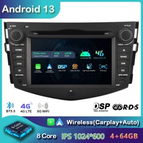 7" Android 13 Autoradio DVD Player GPS Navigation Stereo für Toyota RAV4 (2006-2012)-1