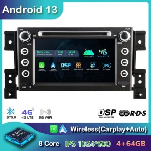 7" Android 13 Autoradio DVD Player GPS Navigation Stereo für Suzuki Grand Vitara 3 (Ab 2005)-1