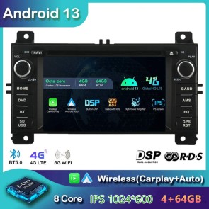 6,2" Android 13 Autoradio DVD Player GPS Navigation Stereo für Jeep Grand Cherokee (2011-2013)-1