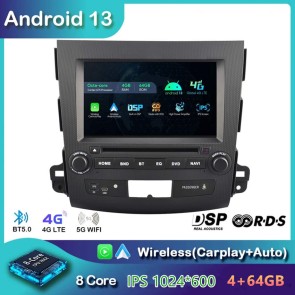 8" Android 13 Autoradio DVD Player GPS Navigation Stereo für Citroën C-Crosser (2006-2013)-1