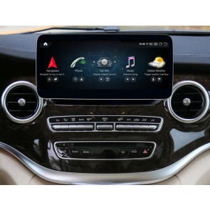 Mercedes W447 Android 13.0 Autoradio GPS Navigationsysteme mit 8-Core 8GB+256GB Touchscreen Bluetooth Freisprecheinrichtung DAB DSP 4G-LTE WLAN CarPlay - 12,5