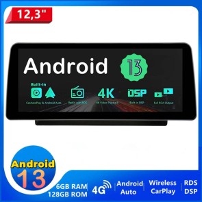 12,3" Android 13 Autoradio Multimedia Player GPS Navigationssystem Car Stereo für Skoda Superb 2 B6 (Ab 2008)-1
