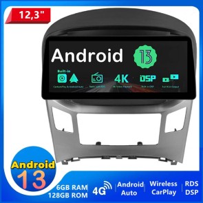 12,3" Android 13.0 Autoradio Multimedia Player GPS Navigationssystem Car Stereo für Hyundai H1 (Ab 2015)-1