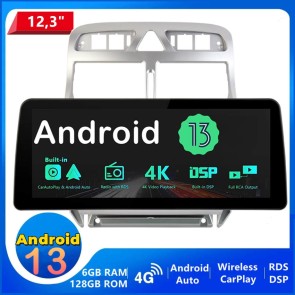 12,3" Android 13.0 Autoradio Multimedia Player GPS Navigationssystem Car Stereo für Peugeot 307 (2002-2013)-1