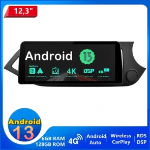 12,3" Android 13.0 Autoradio Multimedia Player GPS Navigationssystem Car Stereo für Kia Picanto (2011-2016)-1