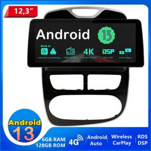 12,3" Android 13 Autoradio Multimedia Player GPS Navigationssystem Car Stereo für Renault Clio 4 (Ab 2012)-1