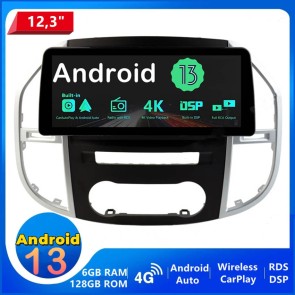 12,3" Android 13 Autoradio Multimedia Player GPS Navigationssystem Car Stereo für Mercedes Vito W447 (2014-2021)-1