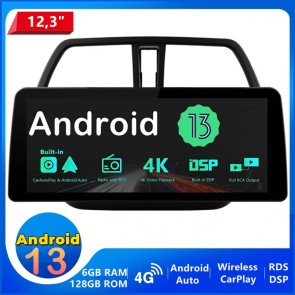 12,3" Android 13.0 Autoradio Multimedia Player GPS Navigationssystem Car Stereo für Suzuki SX4 S-Cross (Ab 2013)-1