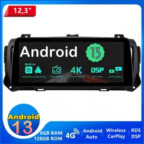 12,3" Android 13 Autoradio Multimedia Player GPS Navigationssystem Car Stereo für Peugeot Traveller (Ab 2016)-1