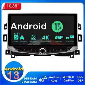 10,88" Android 13 Autoradio Multimedia Player GPS Navigationssystem Car Stereo für Nissan Navara (Ab 2015)-1
