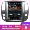 Lexus LX 470 Android 9.0 Autoradio GPS Navigationsysteme mit PX6 4GB+64GB Touchscreen Bluetooth Lenkradfernbedienung RDS DAB CD SD USB 4G WiFi DSP CarPlay - 12,1" Tesla-Stil Android 9.0 Autoradio DVD Player GPS Navigation für Lexus LX 470 (2002-2007)