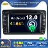 Mercedes Viano W639 Android 12.0 Autoradio GPS Navigationsysteme mit Touchscreen Bluetooth Freisprecheinrichtung Mikrofon SWC DAB CD USB WiFi Carplay Android Auto - Android 12 Autoradio DVD Player GPS Navigation Speziell für Mercedes Viano W639 (2003-2006