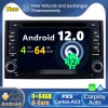Hyundai H-1 Android 12.0 Autoradio GPS Navigationsysteme mit Touchscreen Bluetooth Freisprecheinrichtung Mikrofon SWC DAB CD SD USB WiFi TV OBD2 Carplay Android Auto - Android 12 Autoradio DVD Player GPS Navigation Speziell für Hyundai H-1 (2007-2015)