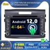 Honda CR-V Android 12.0 Autoradio GPS Navigationsysteme mit Touchscreen Bluetooth Freisprecheinrichtung Mikrofon SWC DAB CD SD USB WiFi TV OBD2 Carplay Android Auto - Android 12 Autoradio DVD Player GPS Navigation Speziell für Honda CR-V (2012-2016)