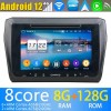 Suzuki Swift Android 12.0 Autoradio GPS Navigationsysteme mit 8-Core 8GB+128GB Touchscreen Parrot Bluetooth Lenkradfernbedienung Mikrofon DAB SD USB WiFi 4G-LTE DSP CarPlay - 8" Android 12.0 Autoradio DVD Player GPS Navigation für Suzuki Swift (2017-2020)