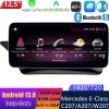 Mercedes C207/A207 Android 13.0 Autoradio GPS Navigationsysteme mit 8-Core 8GB+256GB Touchscreen Bluetooth Freisprecheinrichtung DAB DSP SWC 4G-LTE WLAN CarPlay - 12,5" Android 13 Autoradio DVD Player GPS Navigation Stereo für Mercedes E-Klasse C207/A207 