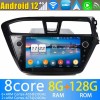 Hyundai i20 Android 12.0 Autoradio GPS Navigationsysteme mit 8-Core 8GB+128GB Touchscreen Parrot Bluetooth Lenkradfernbedienung Mikrofon DAB SD USB WiFi 4G-LTE DSP CarPlay - 9" Android 12.0 Autoradio DVD Player GPS Navigation für Hyundai i20 (Ab 2014)