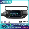 Kia Rio Android 13.0 Autoradio GPS Navigationsysteme mit Octa-Core 4GB+64GB IPS Touchscreen Bluetooth Lenkradfernbedienung DAB DSP USB WiFi 4G-LTE Wireless CarPlay - 9" Android 13 Autoradio DVD Player GPS Navigation Stereo für Kia Rio 4 (2015-2017)