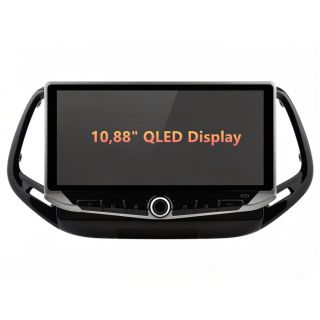 Android Radio zum Nachrüsten für Jeep Compass II (2016–2020) mit 12,3" QLED Display, DAB+, CarPlay-1