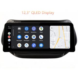 Android Radio zum Nachrüsten für Jeep Compass II (2016–2020) mit 12,3" QLED Display, DAB+, CarPlay-1
