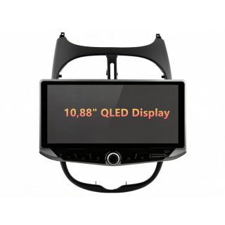 Android Radio zum Nachrüsten für Peugeot 206/206CC/206SW/206+ (1998–2013) mit 10,88" QLED Display-1