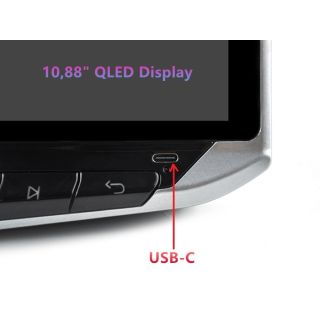 Android Radio zum Nachrüsten für Peugeot 206/206CC/206SW/206+ (1998–2013) mit 10,88" QLED Display-1