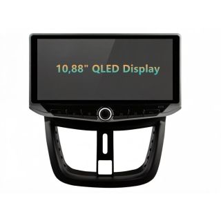 Android Radio zum Nachrüsten für Peugeot 207 207CC 207SW (2006–2016) mit 12,3" QLED Display, DAB+, CarPlay-1
