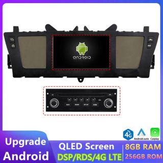 Citroën C4 Picasso/Grand C4 Picasso (2006–2013) Android Radio Upgrade mit DAB+, CarPlay, Android Auto, Bluetooth-Freisprecheinrichtung, Rückfahrkamera, Handy-Verbindung und 7" IPS Display