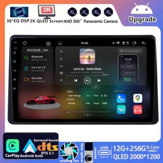 Für Dacia Duster 2 (2018–2024): 10,1 Zoll 2K QLED Android Radio mit DAB+ & CarPlay