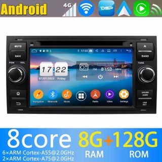 Ford C-Max I (2003-2010) Android Autoradio Nachrüsten mit DAB+ Android Auto CarPlay-1