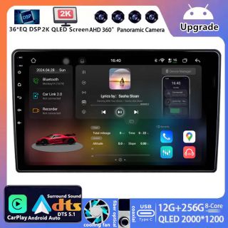 Für Ford Puma MK2 (2019–2024): 9 Zoll 2K QLED Android Radio mit DAB+ & CarPlay