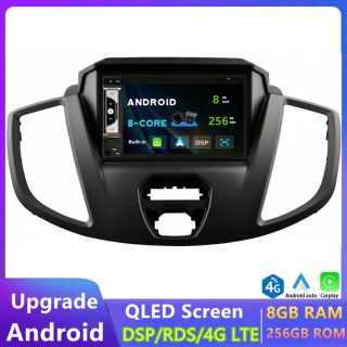 Ford Tourneo Connect (2015–2018) Android Radio Upgrade mit DAB+ CarPlay Android Auto Bluetooth Freisprecheinrichtung Rückfahrkamera Handy Verbinden Großem Display