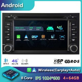 SEAT Ibiza IV Android Autoradio GPS Navigationsysteme mit QLED Display Bluetooth Lenkradfernbedienung DAB+ DSP WLAN 4G Wireless CarPlay - 7" Android 15 Autoradio DVD Player GPS Navigation für SEAT Ibiza (6J/6P) (2012–2017)