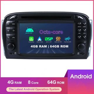 Mercedes SL R230 (2000-2011) Android Radio Nachrüsten mit DAB+ CarPlay Android Auto-1