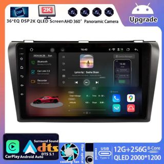 Mazda 3 BK (2003–2009) Android Autoradio Upgrade mit DAB+ CarPlay Android Auto-1