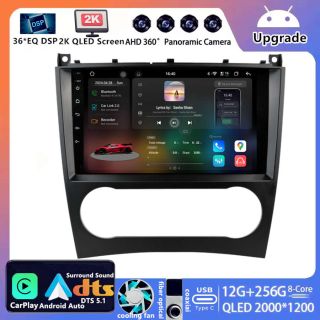 Für Mercedes G-Klasse W463 (2006–2012): 9 Zoll 2K QLED Android Radio mit DAB+ & CarPlay