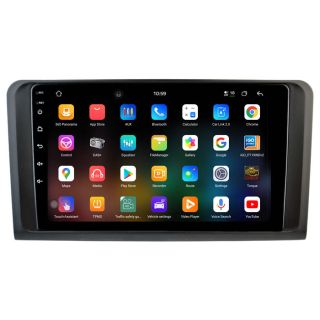 Für Mercedes ML W164 (2005–2012): 9 Zoll 2K QLED Android Radio mit DAB+ & CarPlay