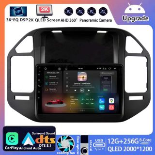 Mitsubishi Pajero 3 V60 (2000–2006) Android Autoradio Upgrade mit DAB+ CarPlay Android Auto-1