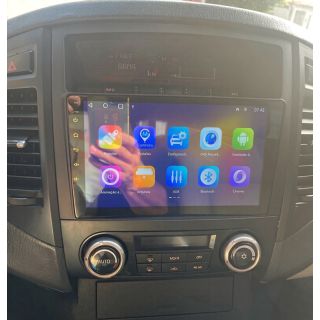 Mitsubishi Pajero 4 V80 (2007–2015) Android Autoradio Upgrade mit DAB+ CarPlay Android Auto-1