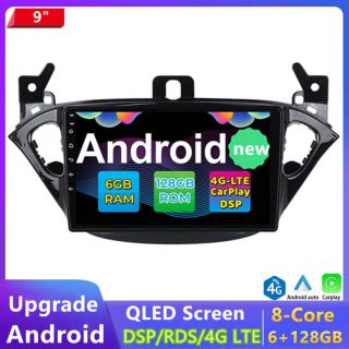 Opel Corsa E (2015-2019) Android Radio Navi Upgrade​​ mit DAB+ Android Auto CarPlay Rückfahrkamera-1