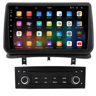 Für Renault Clio 3 (2005–2014): 9 Zoll 2K QLED Android Radio mit DAB+ & CarPlay
