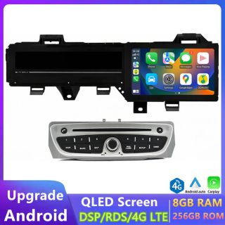 Renault Scénic/Grand Scénic 3 (2009–2016) Android Radio Upgrade mit DAB+, CarPlay, Android Auto, Bluetooth-Freisprecheinrichtung, Rückfahrkamera, Handy-Verbindung und 7" IPS Display