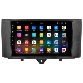 Für Smart Fortwo 451 (2010–2015): 9 Zoll 2K QLED Android Radio mit DAB+ & CarPlay