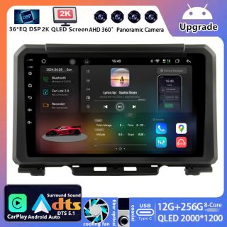 Für Suzuki Jimny GJ (2018–2024): 9 Zoll 2K QLED Android Radio mit DAB+ & CarPlay