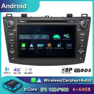 Mazda 3 BL (ab 2009) Android Autoradio mit Rückfahrkamera CarPlay Android Auto-1