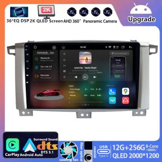 Toyota Land Cruiser 100 (J10) (2002–2007) Android Autoradio Upgrade mit QLED Display